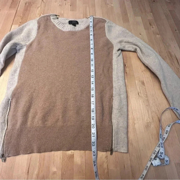 J. Crew Color Block Sweater with Double Zippers - Picture 11 of 14